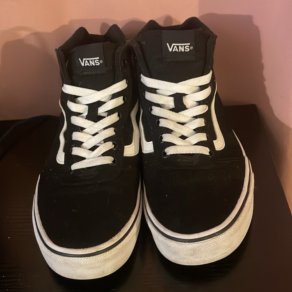 Vans Old Skool Black High Tops 9 women USA